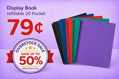 Run Out Sale Display Book