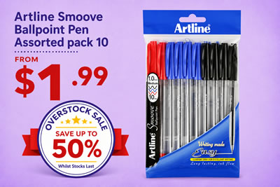 Runout Sale Artline Smooth Ballpoint