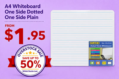 SIngle Sided Whiteboard 50 Off