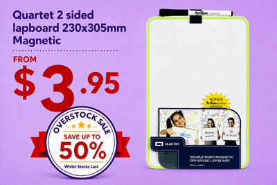 Quartet Whiteboard 3.95 50 off