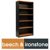 Logan Bookcase 1800X900 4 Shelf Beech & Ironstone 
