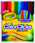 Color Clicks Markers Connecting Marker Medium Tip Pkt10
