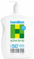 Hamilton Sunscreen Lotion SPF50+ 1 Litre