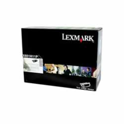 LEXMARK X651H11P TONER CARTPrebate, Black