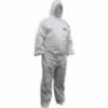 MAXISAFE DISPOSABLE COVERALLS Chemiguard SMS White - Medium 