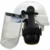MAXISAFE HARD HAT ACCESSORIES Helmet W/ Clear Visor & Muff 