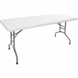 Poly Folding Table L1800xW750mm