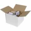 CUMBERLAND SHIPPING BOX Regular White 230x230x180mm Pack of 25