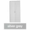 STEELCO TAMBOUR DOOR CUPBOARD5 Shelf Silver GreyH2000xW1200xD463mm