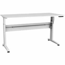 CONSET 501-15 ELECTRIC DESK White Frame White Top 1200x800mm