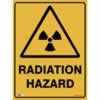 SAFETY SIGNAGE - WARNING Radiation Hazard 450mmx600mm Polypropylene