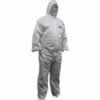 MAXISAFE DISPOSABLE COVERALLS Chemiguard SMS White 2X Large