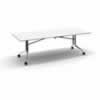 Rapid Edge Folding BoardroomTable-Includes 2 x Table LinksWhite