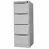 STEELCO FILING CABINET4 Drawer Silver Grey