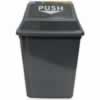 CLEANLINK RUBBISH BIN With Bullet Lid 25L Grey