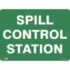 SAFETY SIGNAGE - EMERGENCY Spill Control Station 450mmx600mm Polypropylene