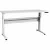 CONSET ELECTRIC SIT STAND DESKWhite Top 1800x800White Frame