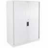 STEELCO TAMBOUR DOOR CUPBOARD2 Shelf White SatinH1015xW900xD463mm