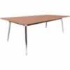 Rapid Air Boardroom Table1 Piece Beech top Single Stage2400mm x 1200mm x 750mm H