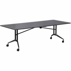 Rapid Edge Folding BoardroomTable-Includes 2 x Table Links2400mm W x 1000mm D x 743mm H