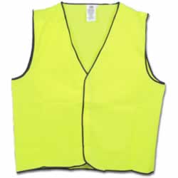 Hi-Vis Safety Vest?Day Use Yellow Medium
