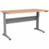CONSET 501-15 ELECTRIC DESK Silver Frame White Top 1800x800mm