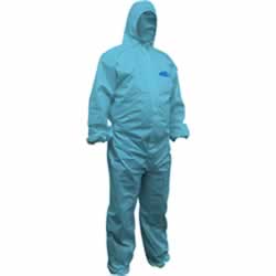 MAXISAFE DISPOSABLE COVERALLS Chemiguard SMS Blue - 3X Large 