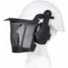 MAXISAFE HARD HAT ACCESSORIES Rockman Forestry Kit With Mesh Visor & Muffs