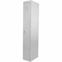 STEELCO PERSONNEL LOCKER1 Door Silver GreyH1830xW380xD460mm