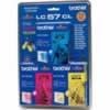 BROTHER LC57CL3PK INK CARTInjet 3Pack Value - Colour