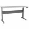 CONSET 501-15 ELECTRIC DESK Silver Frame White Top 1500x800mm