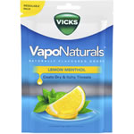 Vicks Vaponaturals Throat Lozenges Lemon Menthol Pack 19