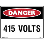 Brady Danger Sign 415 Volitres 600x450mm Metal