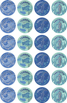 Stickers - Wonderlands (Sea) - Foil Merit (96)