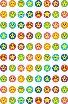 Stickers ATA Dynamic Dots Star Dots
