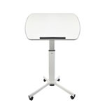 Lectern/Desk with White Top Height Adjustable 750-1120mm 650x400mm(WxD)