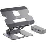 J5Create JTS327 Single 4K HDMI Multi-Angle Docking Laptop Stand 16 Inch Grey