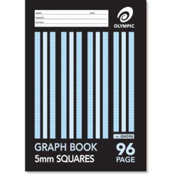 Graph Book A4 64 page 5mm Grid 