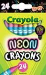 Crayola Neon Crayons Pkt 24